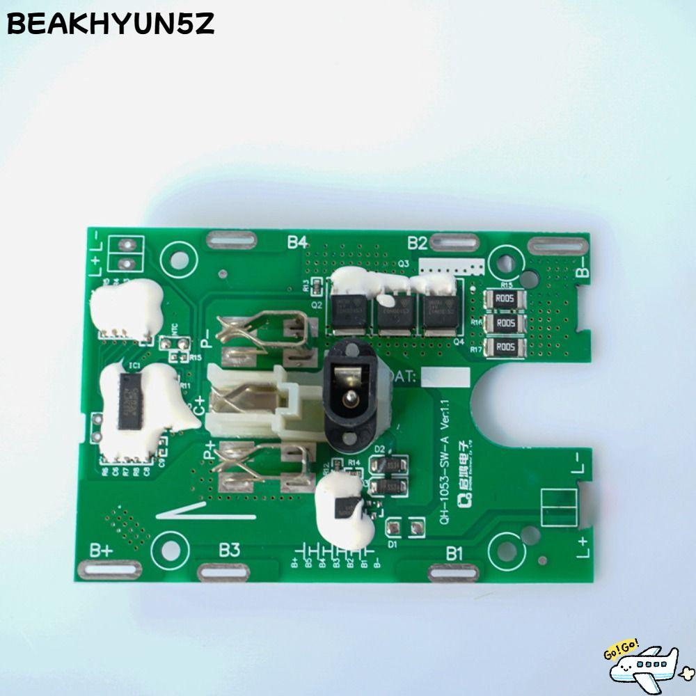 BEAKHYUN5Z บอร์ดป้องกันชาร์จแบตเตอรี่, 18/21V 3MOS ชาร์จเจาะป้องกัน, ไม่มีโคมไฟ PCB ป้องกันแบตเตอรี่