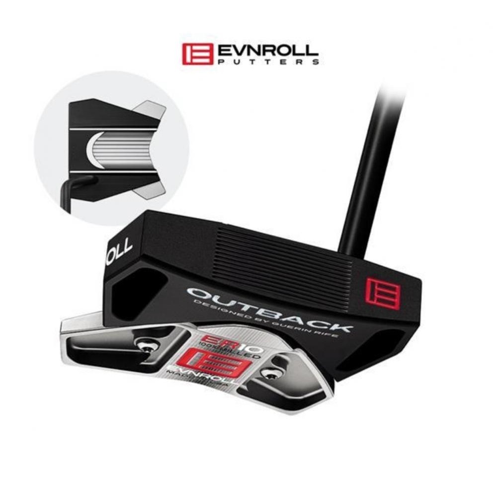 Evnroll Unisex Outback Putter คอโค้งเดี่ยว ER10