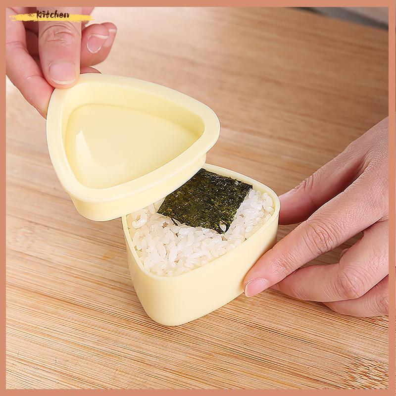 XDT แม่พิมพ์ซูชิ Sushi Maker Onigiri ข้าวปั้นอาหารกดสามเหลี่ยม Sushi Maker แม่พิมพ์ญี่ปุ่น Bento อุป