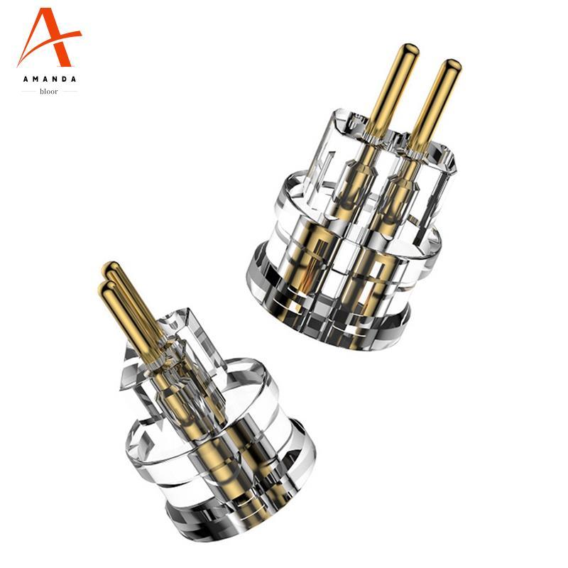 คู่ใหม่แจ็คหูฟัง Adpter MMCX 2Pin 0.78 แบน 2Pin 0.78 Groove Protector MMCX สําหรับ N5005 IE300 IE600