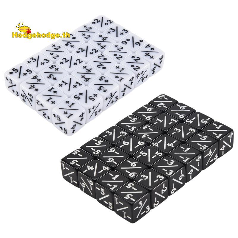 [Hodgeehodge]เคาน์เตอร์ลูกเต๋า 16 มม. ลูกเต๋า Token Dice Loyalty Dice D6 Dice Square สําหรับ,,,การ์ด