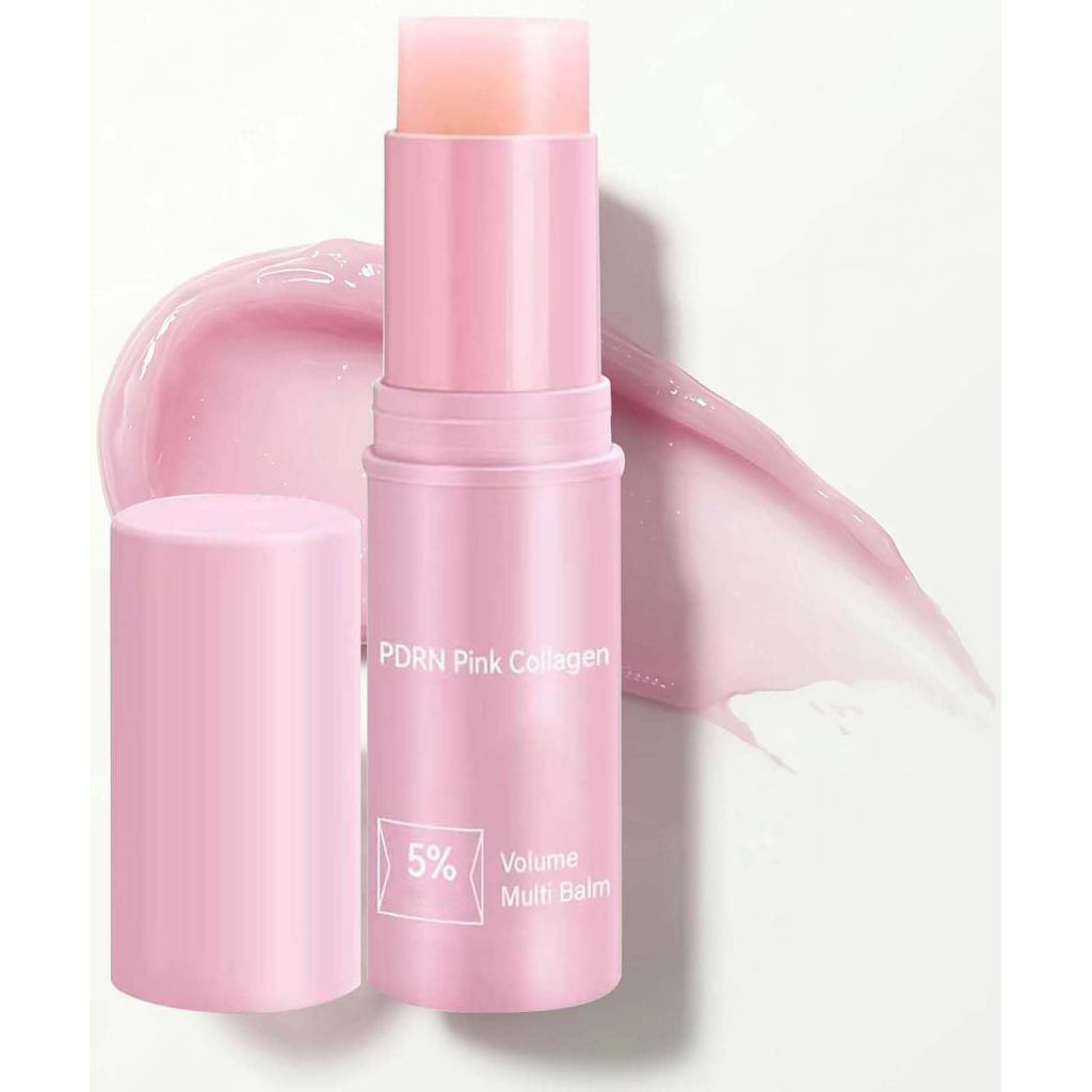 PDRN คอลลาเจนสีชมพู Volume Multi Balm, Hydrating Collagen Balm,ooth Fine Lines and Wrinkles, Hydrate