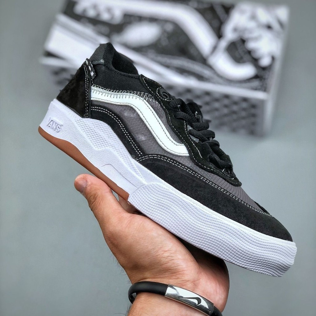 VS New Wayvee Classic Black & White Vintage Bread Casual Shoes