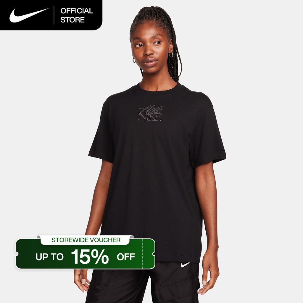 Nike Women's Sportswear T-Shirt - Black [FQ6598-010]