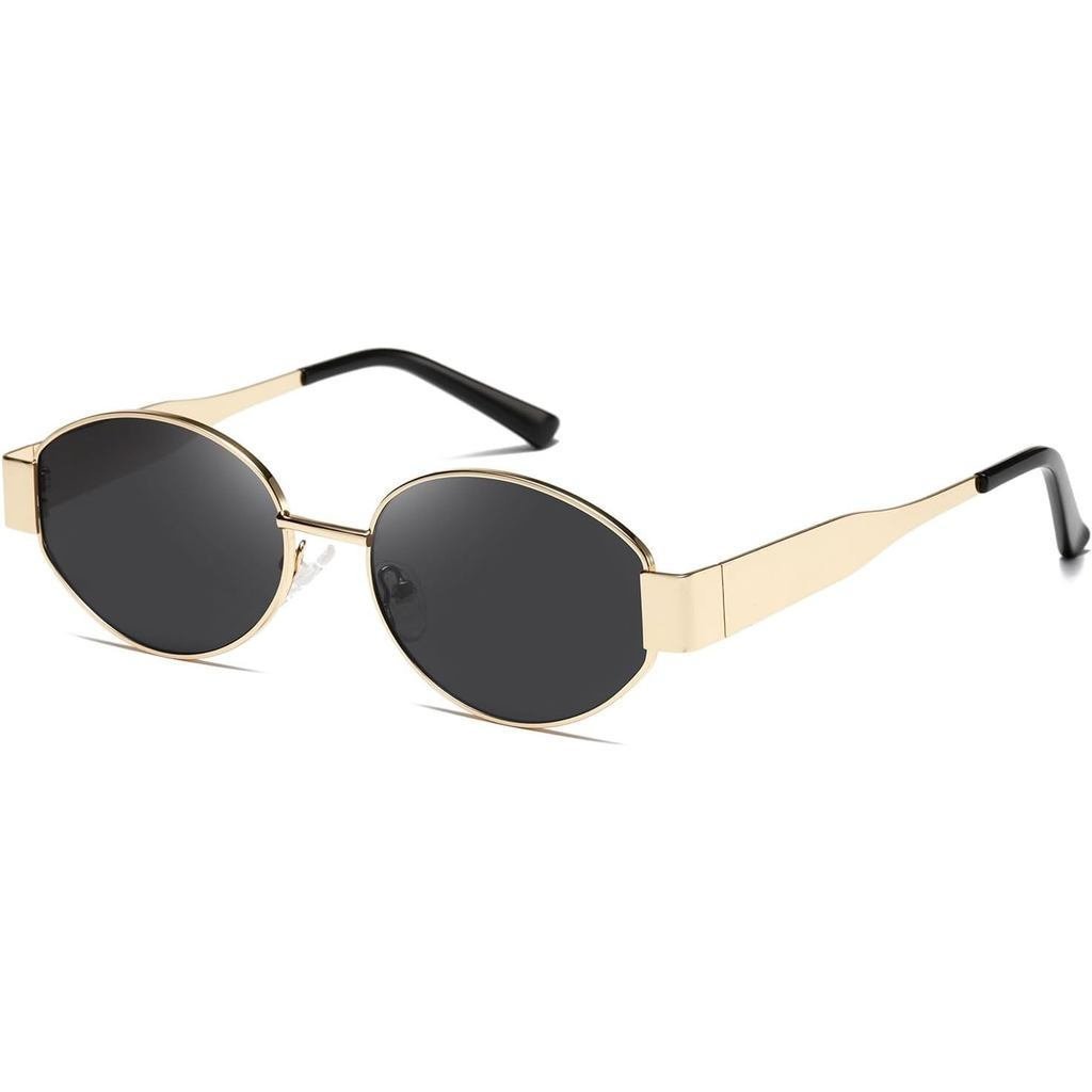 Kimorn แว่นกันแดดทรงรีย้อนยุค Unisex ดีไซน์คลาสสิกพร้อมฟังก์ชั่นป้องกัน UV400 K1653 E0WX