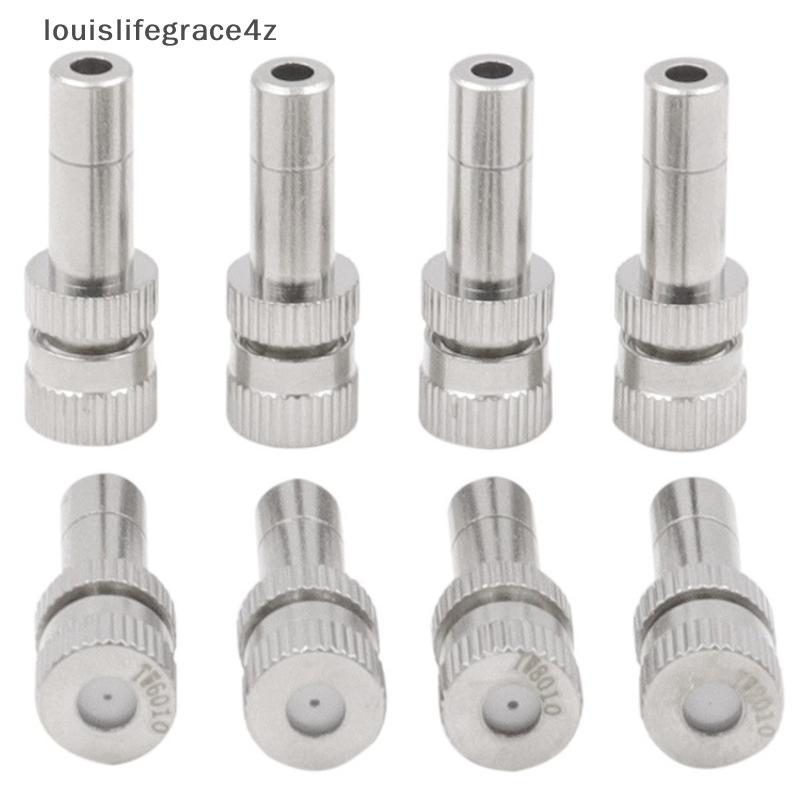 Grace4z 10PCS น้ํา Mister หัวฉีดหัวฉีดหัว Quick Connect System สําหรับ Patio พืชสวนชลประทาน TH