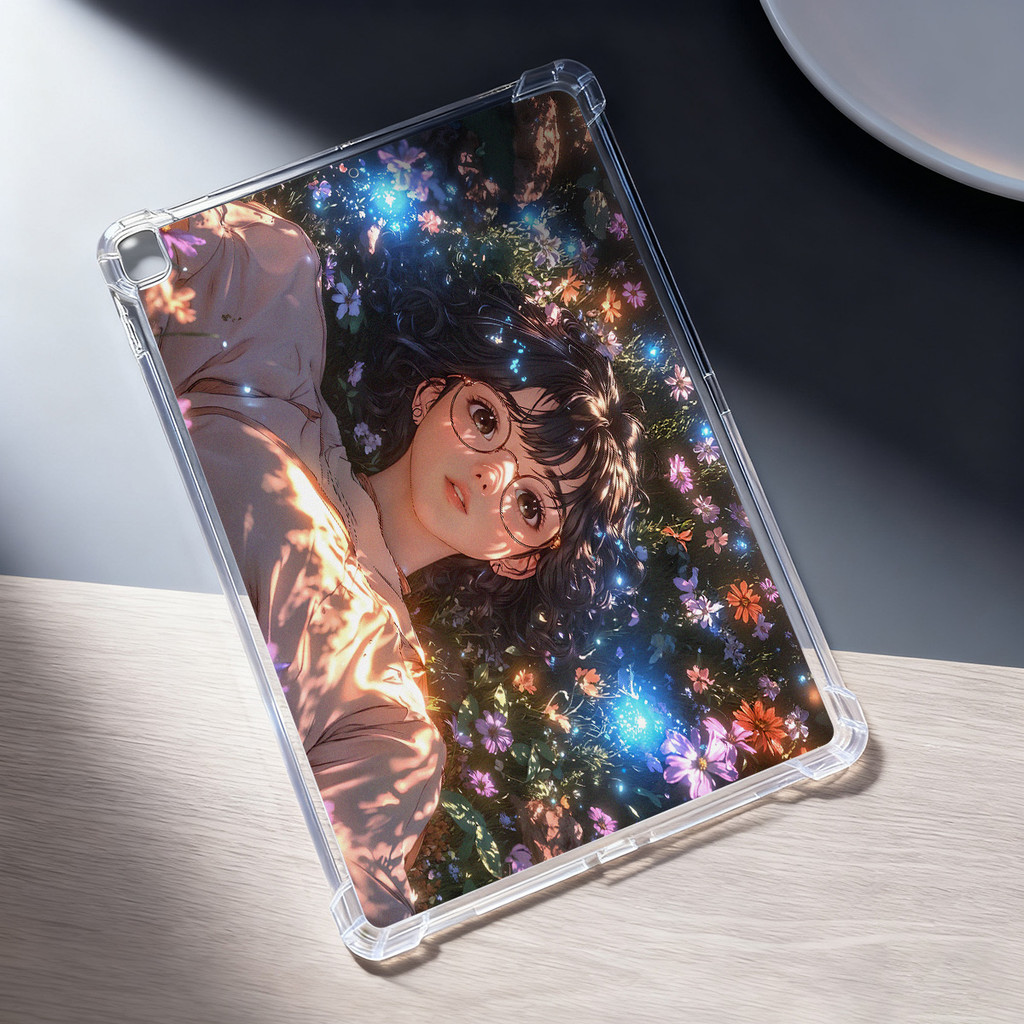 เคสอะคริลิกใส For Samsung Galaxy Tab A9 AS12 SS10 S9 S6 S8 A8 Lite P615 Plus P610 P613 P619 FE P620 
