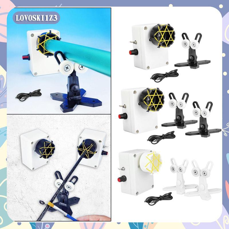 [lovoski1z3] Line Winding Fishing Rod Machine เครื่องมือเคลือบเรซิน DIY Rod ชุดซ่อมสําหรับใช้ในมุมที