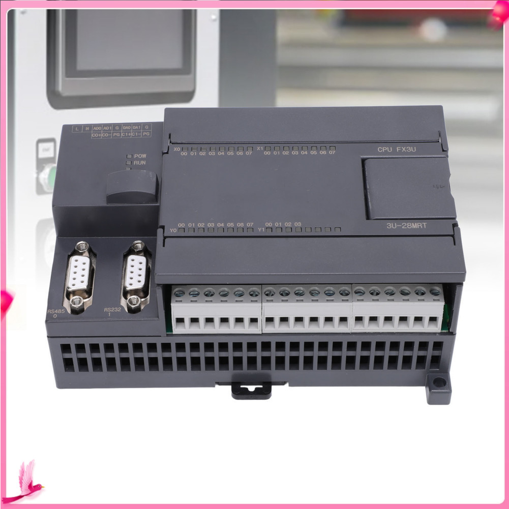 Yaostoree-th Eujgoov 32bits PLC Controller 16in12 Out 2 ช่อง 60K ดาวน์โหลดความเร็ว 38.4Kbps การตรวจส
