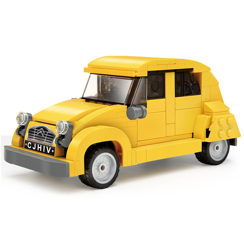 CADA C55021 Citroen 2CV Racing Car Block ใหม่ Racing Car ของเล่นของเล่นพลาสติกบล็อก Building Block R
