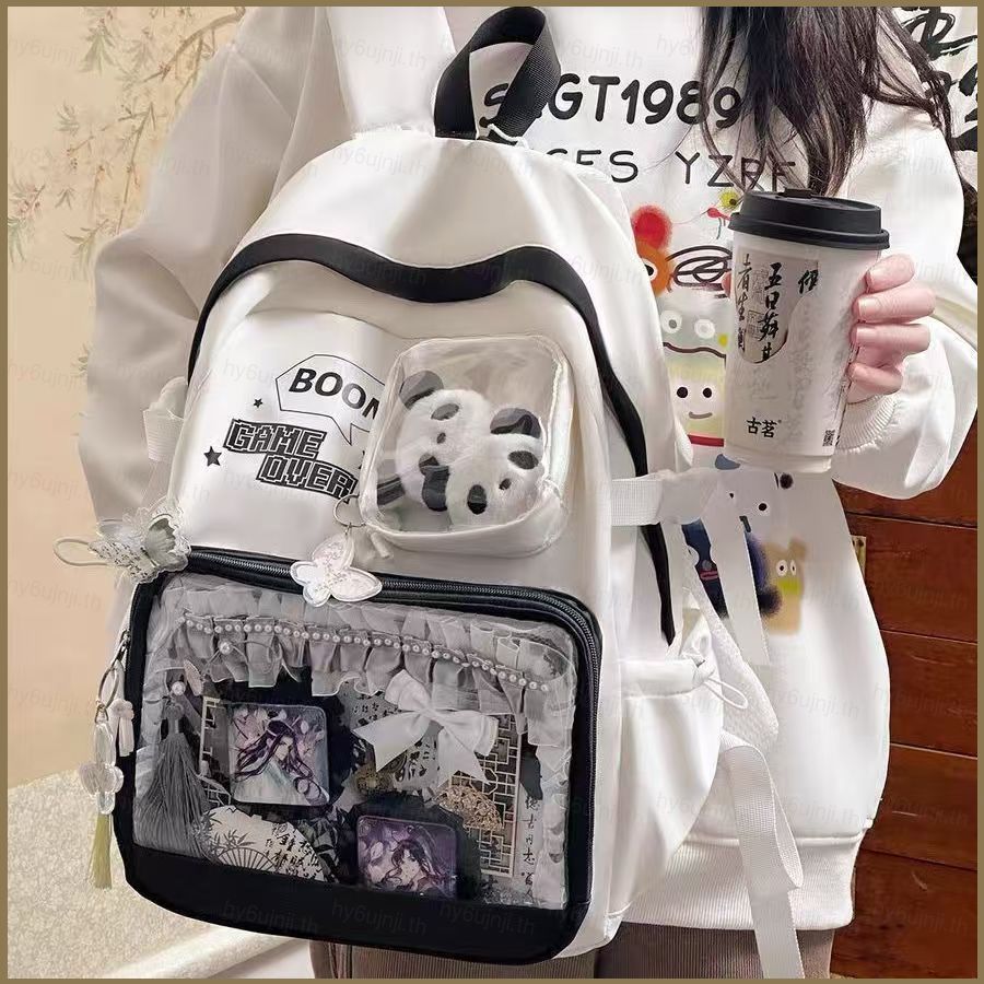 กระเป๋าเป้สะพายหลังโปร่งใส Itabag Otaku วัฒนธรรม Millet อาหารใหญ่ Junior High School Womens School S