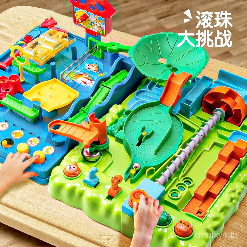 เด็ก Jungle Breakthrough Adventure ของเล่น Rollerball Boy Intelligence 8 One Year Old Marble 5 Think