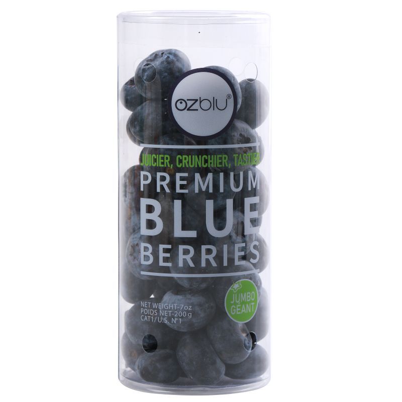 บลูเบอร์รี่แบรนด์ออสบลู 200กรัม Ozblu Brand Blueberry 200g