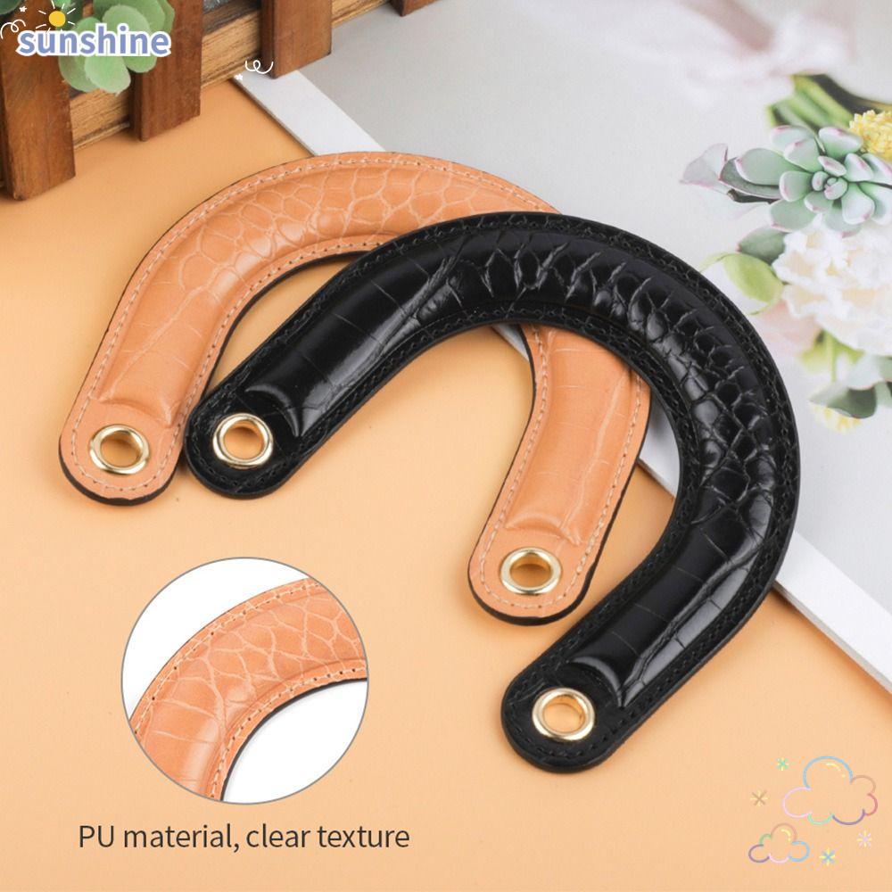 SSUNSHINE Bag Handles Bag Accessories PU Leather Replacement Purse Handles