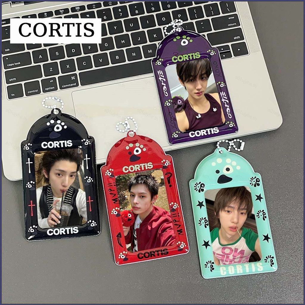 (ไม่รวมโฟโต้การ์ด)CORTIS Ball Series Arch Graffiti Photocard Holder with Bead Chain Card Case
