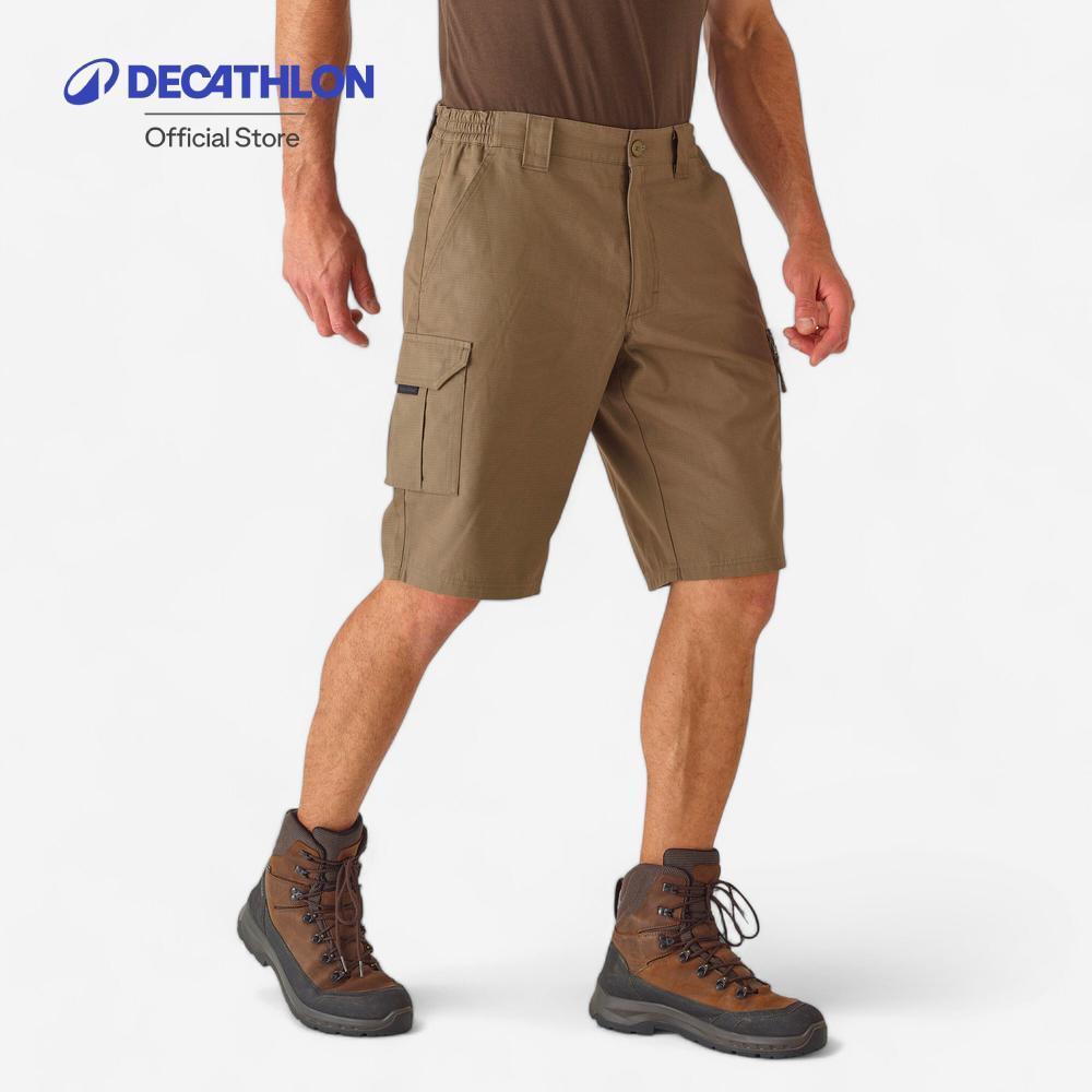 Decathlon Bermuda Cargo 500 กางเกงคาร์โก้ขาสั้นทรงเบอร์มิวด้า รุ่น 500 - Beige