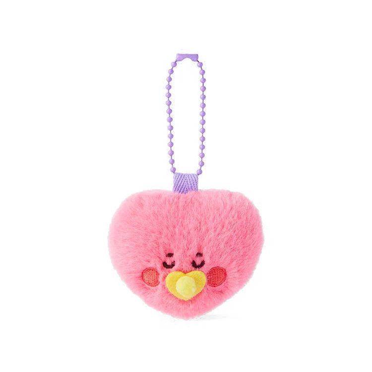 BT21 พวงกุญแจตุ๊กตาฟาง BTS เกาหลี BT21 พวงกุญแจตุ๊กตาอุปกรณ์เสริม BTS20260912
