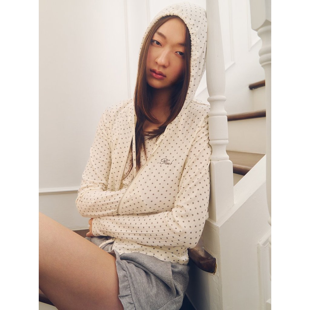 [Pomelo] เสื้อฮู้ดมีซิป / Zip-Up Hoodie Jacket — صورة 3