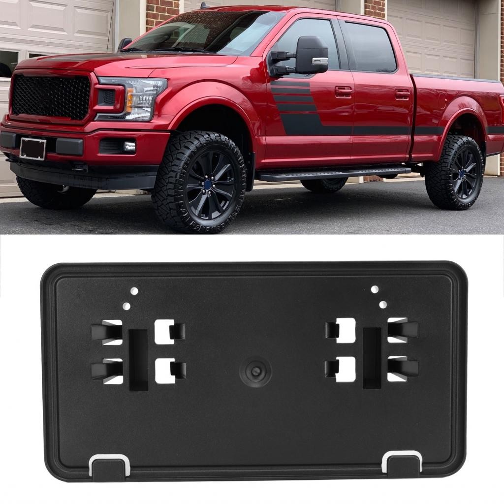 กันชนหน้าแผ่นยึด JL3Z 17A385 BA สีดําโครงสร้างที่แข็งแกร่งสําหรับ Ford 2018-2020