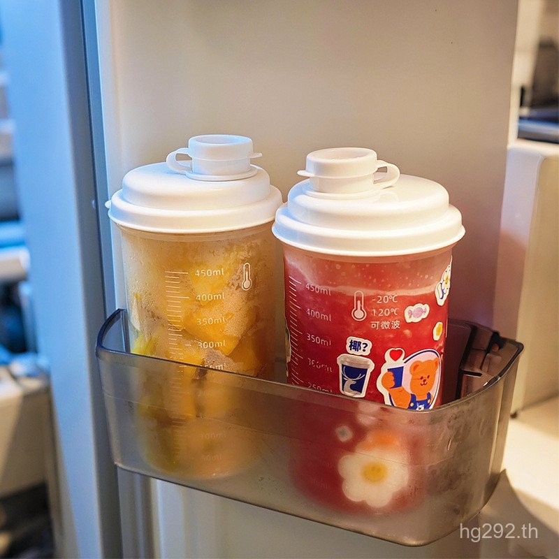 Anli Fresh-Keeping Cold Brew Cup Crazy Summer Fruit Cup [Handy Cup] Outing Cold Water Bottle ตู้เย็น