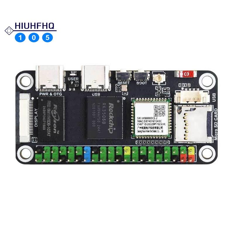 Hiuhfhq106 บอร์ดพัฒนา Micro Linux สําหรับชิป Zero W Powered โดย RK3506B เข้ากันได้กับ Zero
