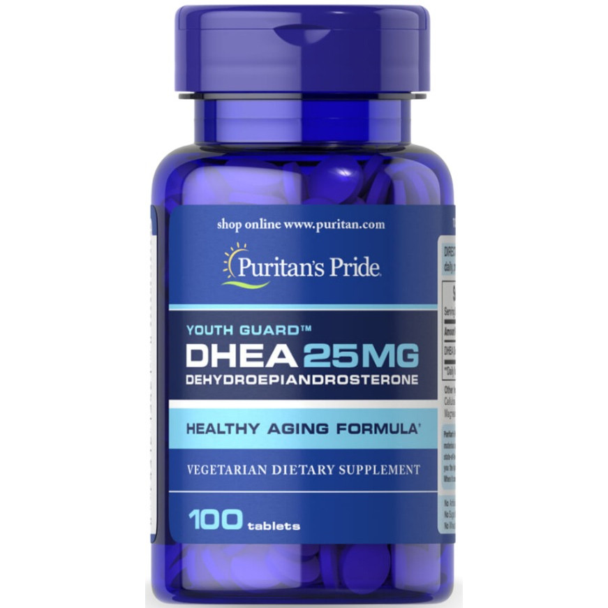 Puritan's pride DHEA 25 mg 100 tablets ช่วยเสริมภูมิคุ้มกัน