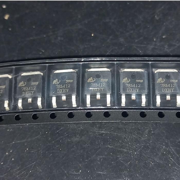 IC 78M12 SMD L78M12 LM7812 L7812 7812 TR regulator 12v สติ๊กเกอร์ Fajar