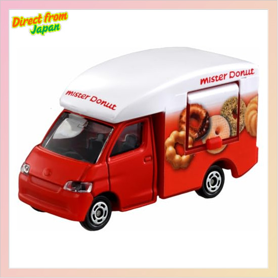 [Direct from Japan] Tomy Tomica No.40 Mr. Donut Mobile Van Miniature Car Toy 3 years and up