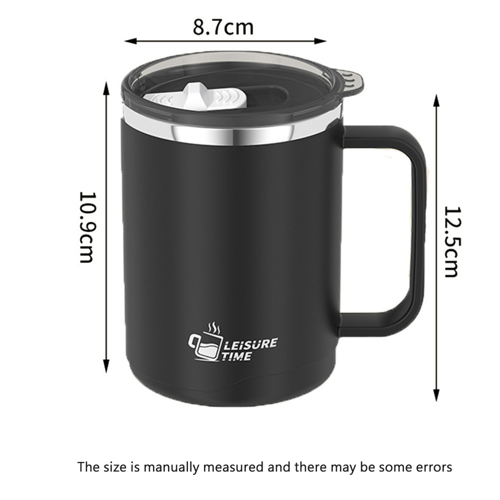 【การจัดส่งไขมัน】แก้วกาแฟสแตนเลส 304 แบบพกพาพร้อมฉนวนกันความร้อน - รูปที่ 7