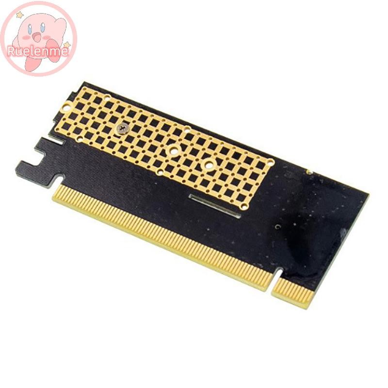 Uelenme M.2 ถึง PCIE x16 อะแดปเตอร์การ์ด Pci-e ถึง m.2 แปลงอะแดปเตอร์ NVMe SSD Adaptor m2 M อินเทอร์เฟซคีย์ PCI Express 3.0 x4 2230-2280 ขนาด TH