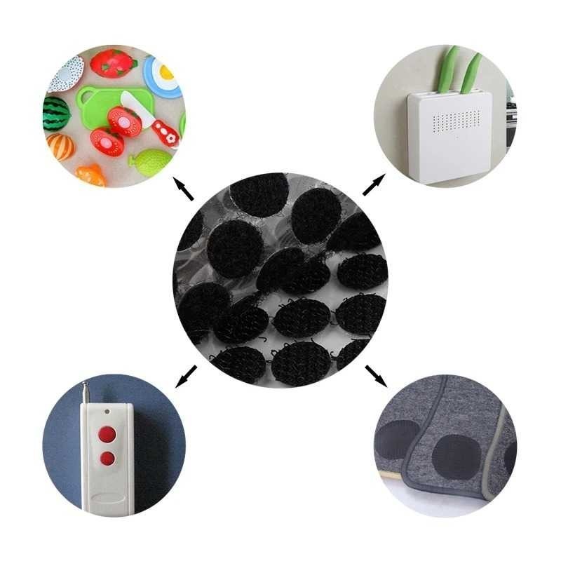 NIKTO Tape Dot Velcro Hook and Loop Sticker 450 คู่ 10 มม