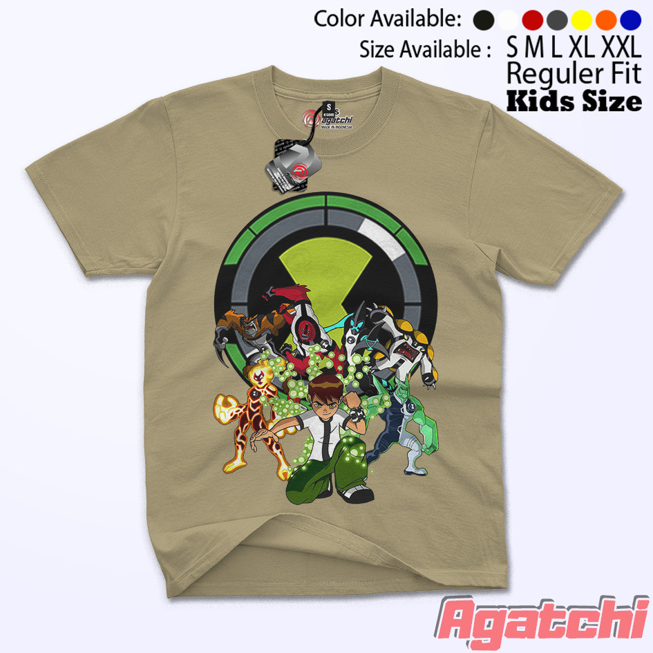 เสื้อยืดตัวการ์ตูน Ben 10 ลายที่น่ารัก เหมาะสำหรับเด็กชาย