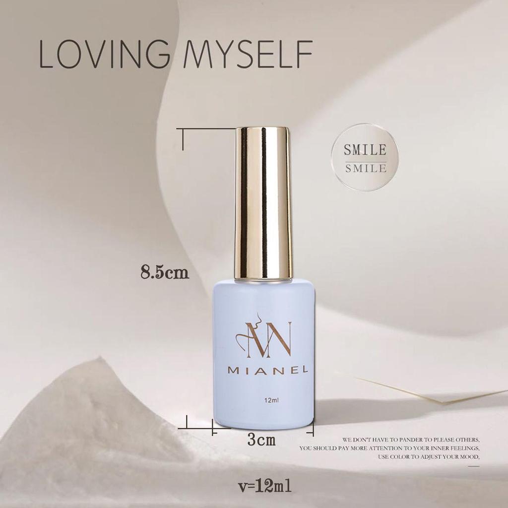 MIANEL ฤดูใบไม้ผลิและฤดูหนาว Rainbow ลูกปัดแก้วคริสตัลไวท์เทนนิ่ง Cat Eye Gel ยาทาเล็บ 2025 Ice Clear Nude Glittering คริสตัล Cat Eye ยาทาเล็บ ร้านทําเล็บพิเศษใช้ 12ML - รูปที่ 7