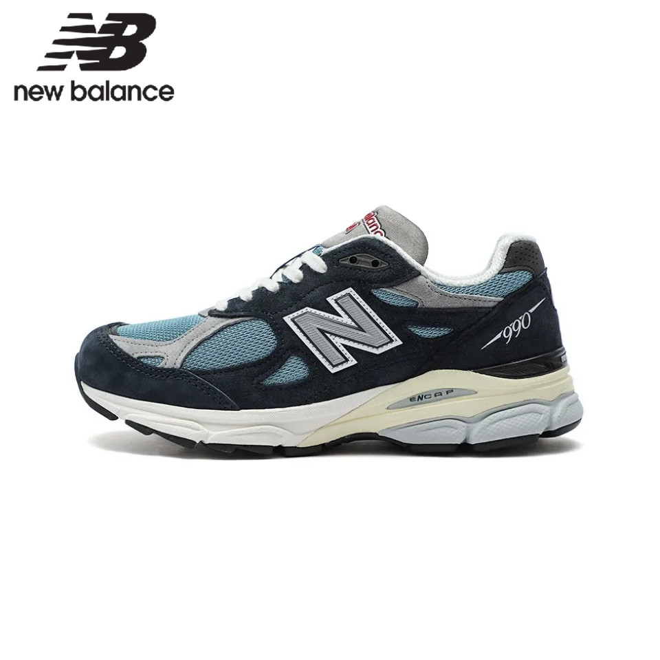 （ของแท้ 100%）New Balance NB 990 V3 NB 990 V3 M990TE3 รองเท้าผ้าใบ รองเท้าวิ่ง