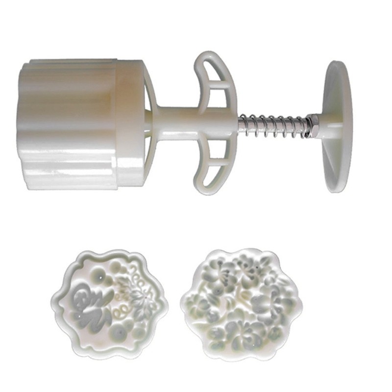 Yu 3D Flower Gourd Moon Cake Maker 75g เกรด ABS Baking Tool