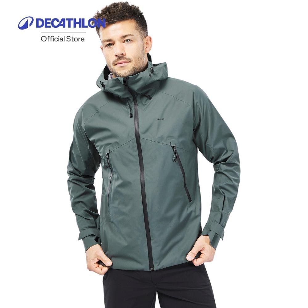 Decathlon Men'S Hiking Lightweight Waterproof Jacket เสื้อแจ็คเก็ตผู้ชายกันน้ำ น้ำหนักเบา ใส่เดินป่า