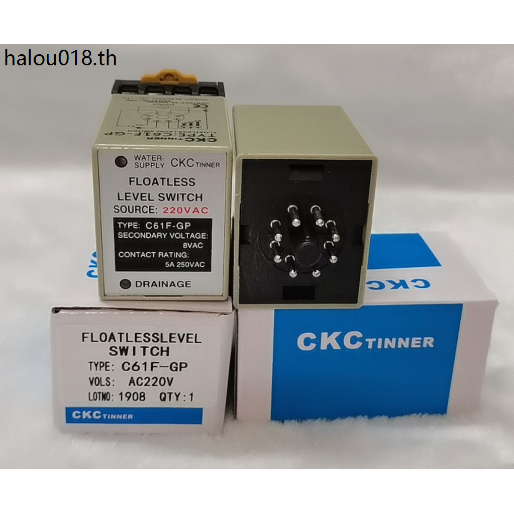 รีเลย์ระดับของเหลว C61F-GP AC220V ตัวควบคุมระดับน้ําตัวควบคุมระดับของเหลว C61F-GP-N 11 Pins