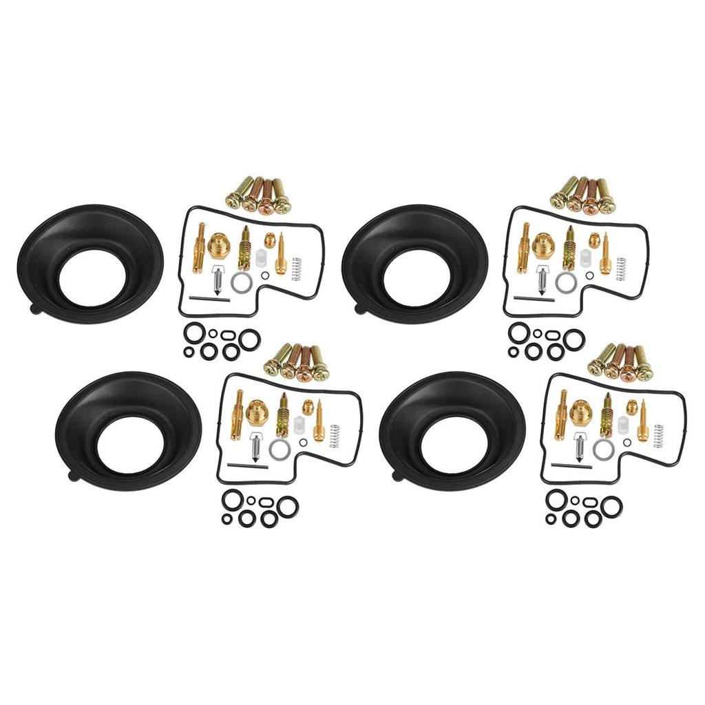 4 ชุดคาร์บูเรเตอร์คาร์โบไฮเดรตชุดซ่อมสําหรับ Honda VF700 VF750 CSF Magna Interceptor Sabre V45 Magna