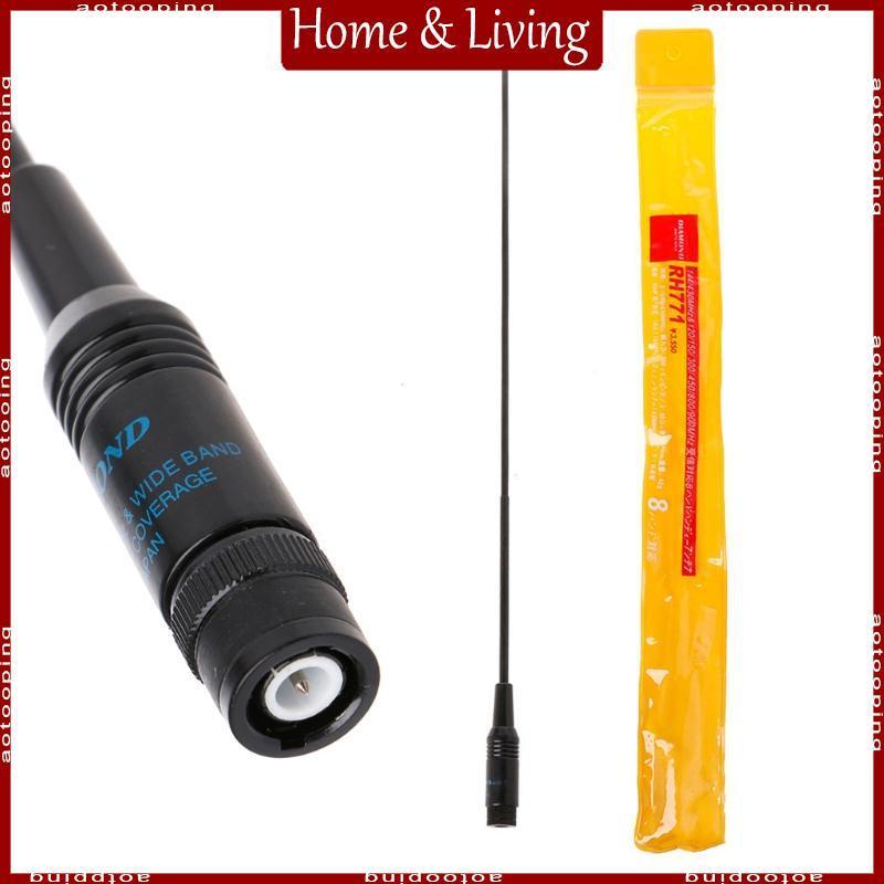 AOTO 38 ซม.14 96in ความยาว RH-771 Dual Band VHF UHF BNC Walkie วิทยุมือถือเสาอากาศสําหรับ UV-5R