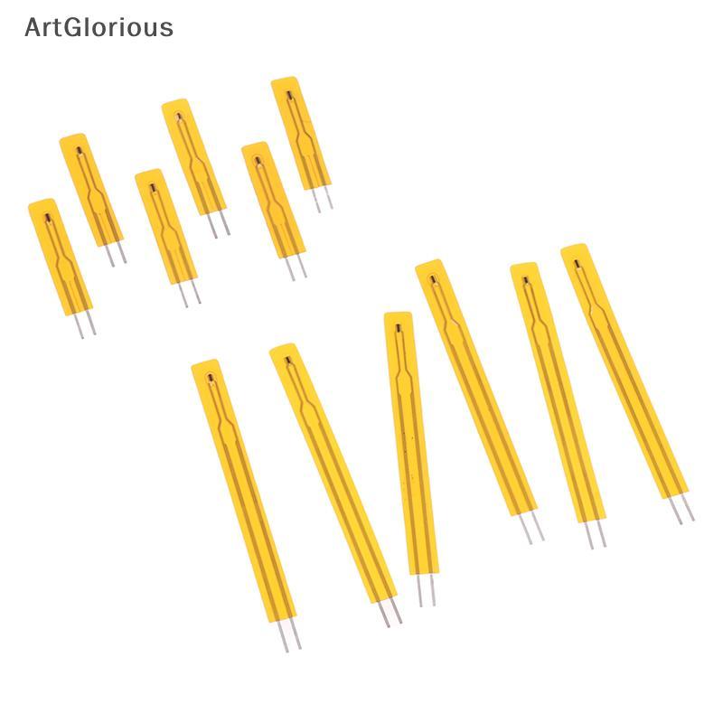 Art 10pcs NTC ฟิล์มบางเทอร์มิสเตอร์ 2.5 ซม.5 ซม.3950 10K 50K 100K MF5B SMD 1% 5% อุณหภูมิเซนเซอร์ N