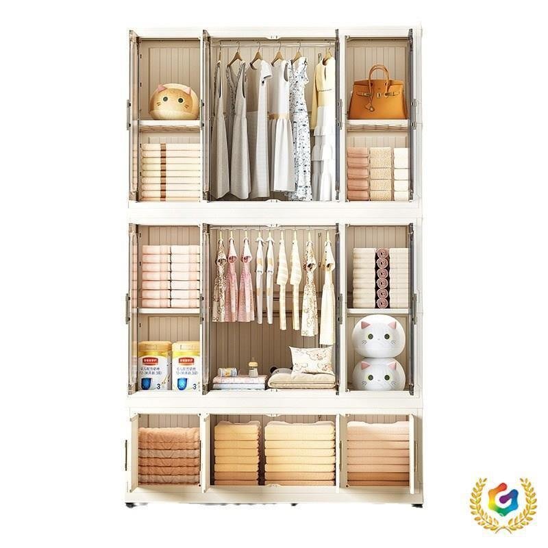 ตู้เก็บเสื้อผ้าที่จําเป็นเป็นศูนย์ในครัวเรือนไม่มีการติดตั้ง◍Baby Plastic Locker Locker e ของเล่นเด็