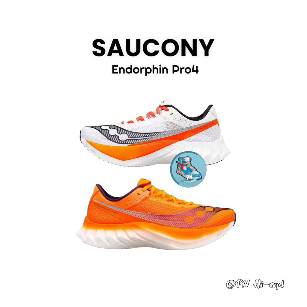 รองเท้า Sacony Endorphin สำหรับชายและหญิง ขนาด 40-45 นุ่ม สบาย