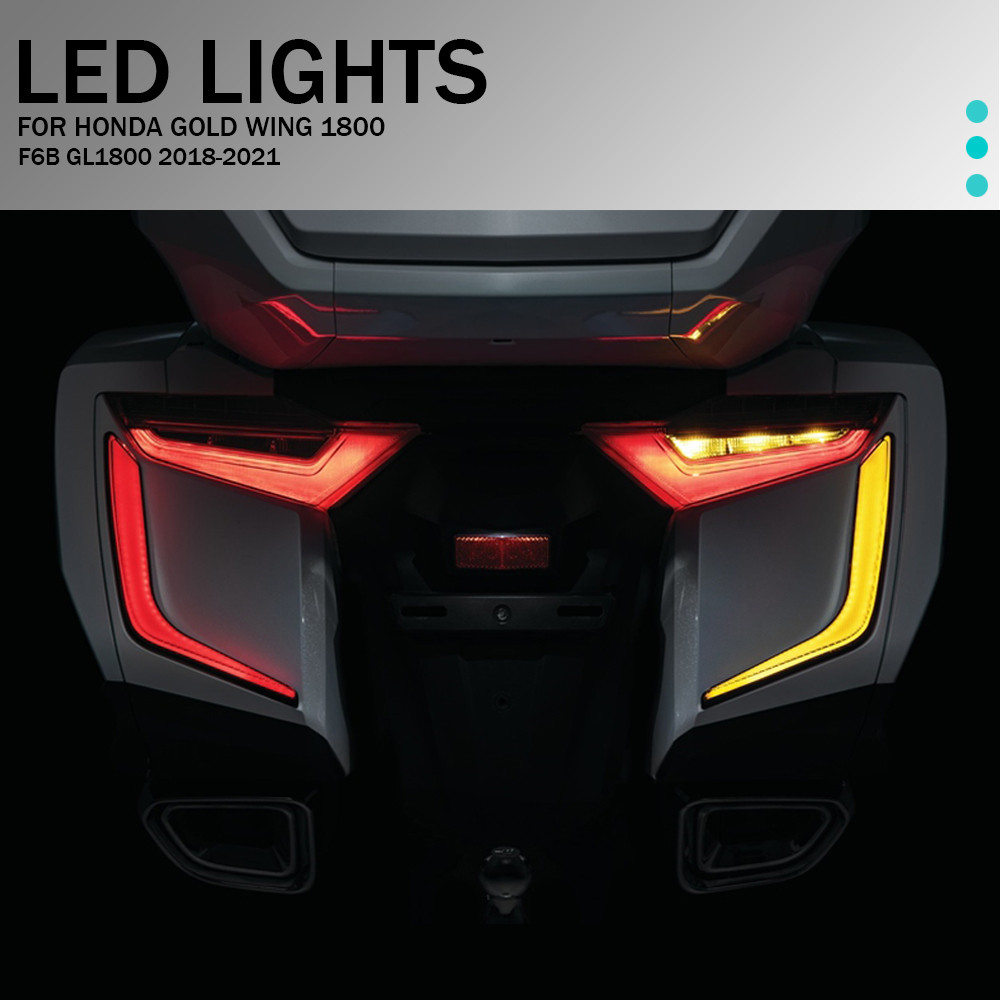 Zไฟท้าย LED ด้านหลังสำเนียงไฟรถจักรยานยนต์สำหรับ Honda Goldwing GL 1800 F6B Gold Wing GL1800 2018-UP