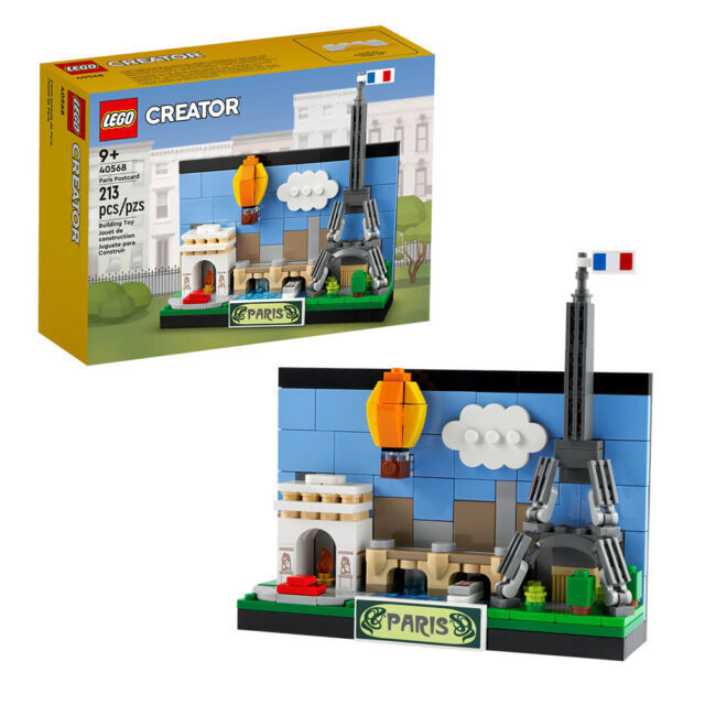 LEGO 40568 Creator Paris Postcard บรรจุภัณฑ์อย่างดีของ Royal Mail ใหม่และปิดผนึก