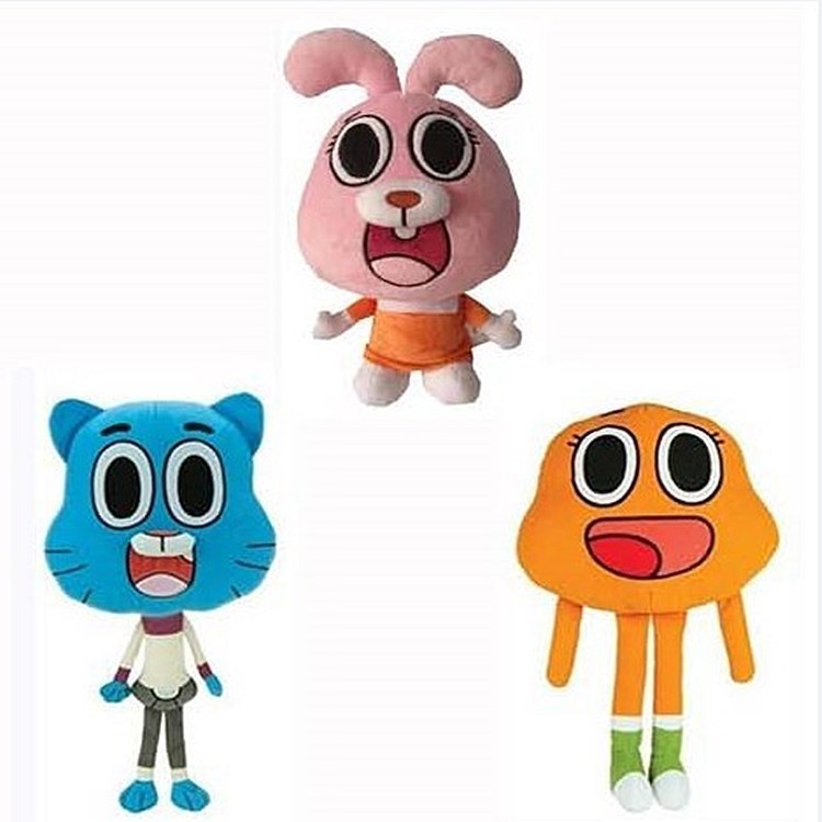 ​​ของเล่นตุ๊กตา Gumball Watterson จากโลกมหัศจรรย์ของ Gumball, ตุ๊กตาสัตว์เครือข่ายการ์ตูน​​