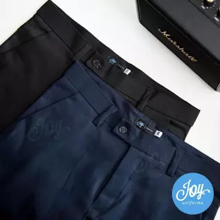 กางเกงสแล็คคนอ้วน Plus size ขากระบอกเล็กผ้ายืดสีดำ กรม เทา กากี เนื้อผ้าดี ราคาถูก