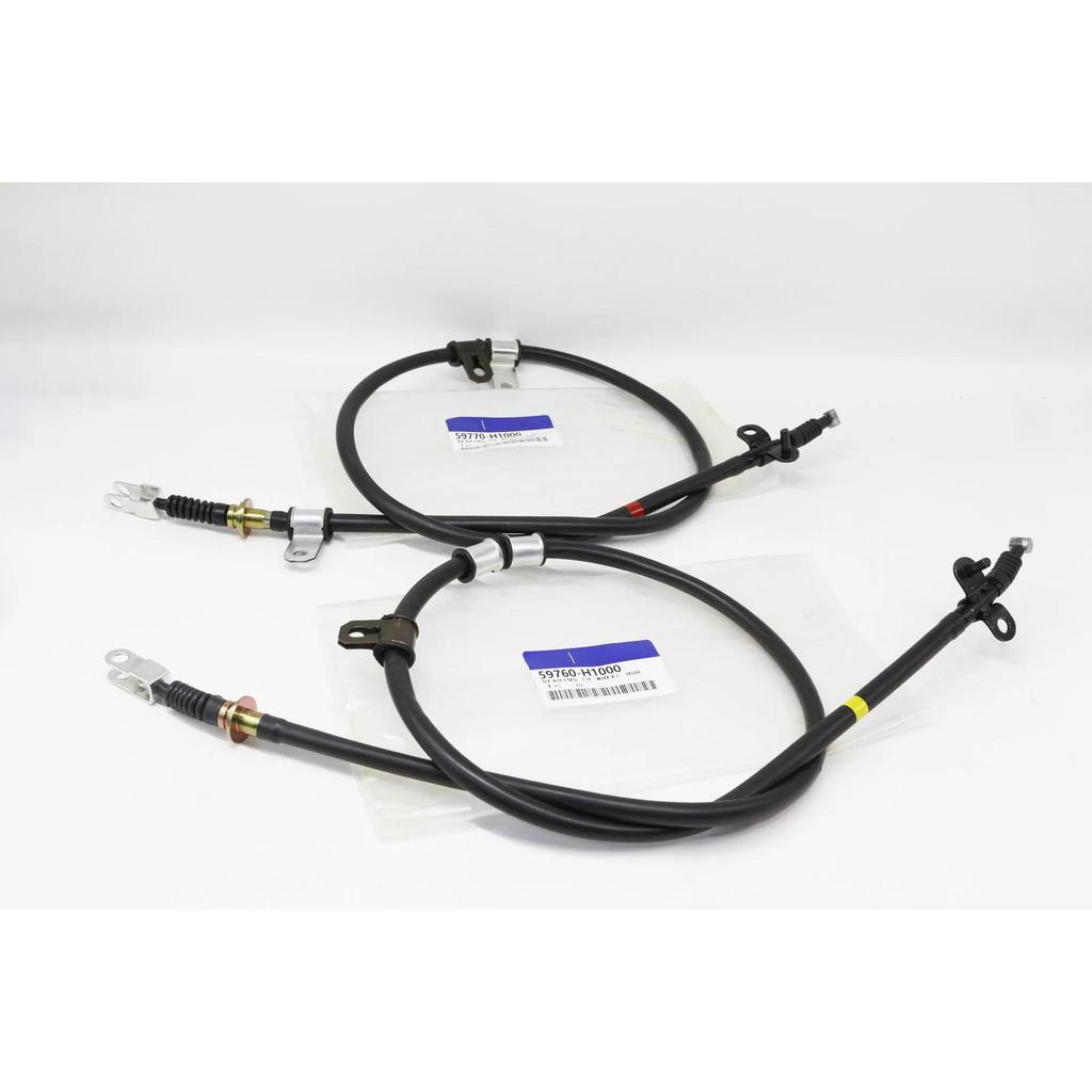 2 ชิ้นที่จอดรถสายเบรคกลองเบรคสําหรับ hyundai 2001-2006 LH 59760-H1000 RH 59770-H1000