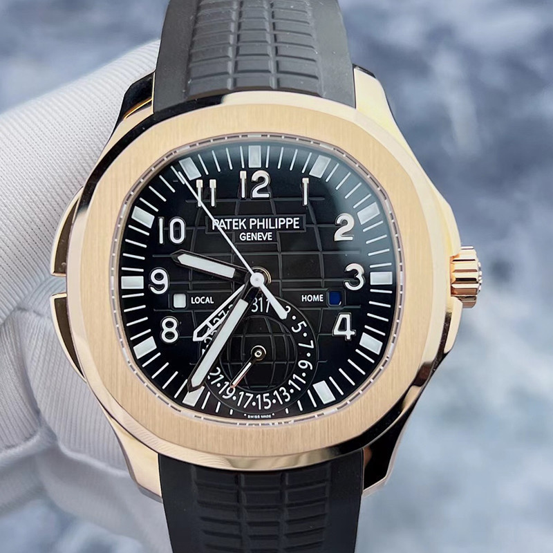 Patek Philippe Philippe AQUANAUT Series 5164R-001 Grenade 18K Rose Gold Automatic Mechanical Watch