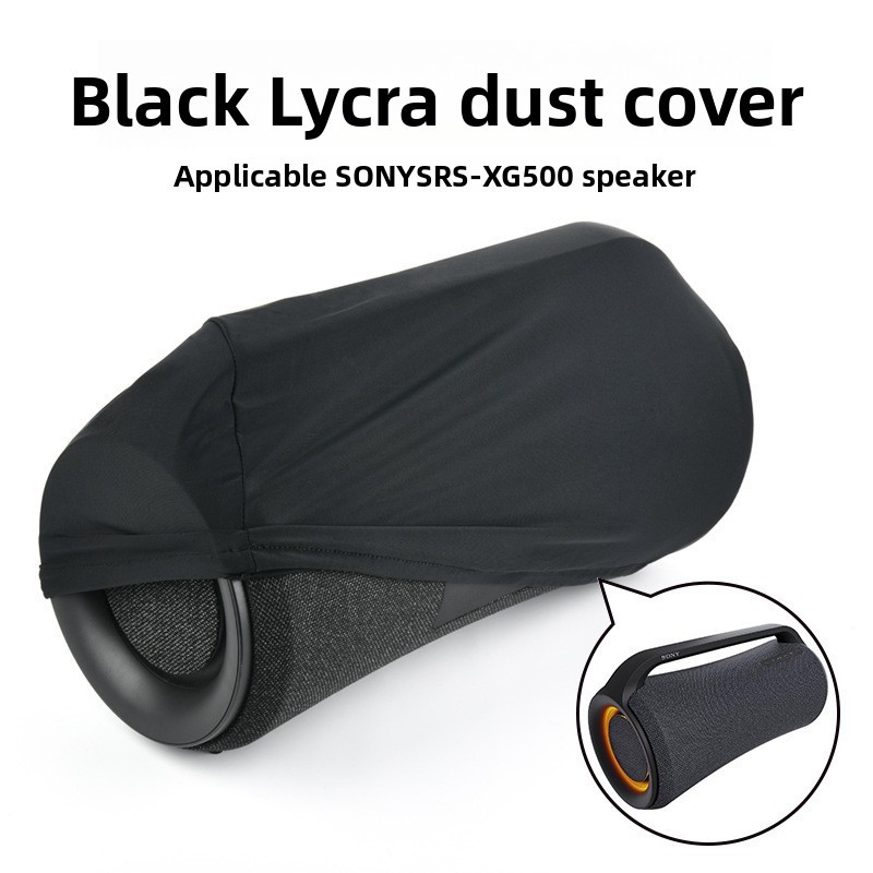 เหมาะสําหรับลําโพง Sony SRS-XG500 Black Lycra ฝาครอบป้องกันฝุ่น Sony Audio ฝาครอบป้องกันป้องกันฝุ่น