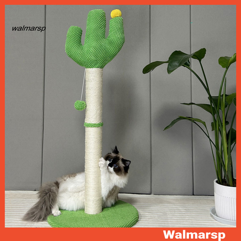 [WMP] Cat Scratching Post with Toys Palm Tree Scratching Post สําหรับแมว Interactive Cactus Cat Scra